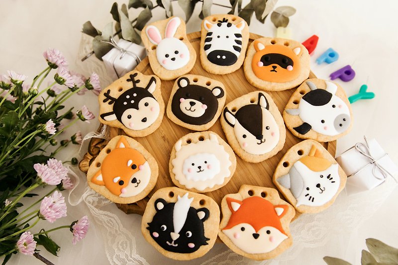 Cute animal salivation biscuits frosting biscuits - Handmade Cookies - Fresh Ingredients 