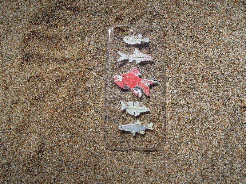 魚之國//IPHONE手機殼 - 手機殼/手機套 - 塑膠 透明