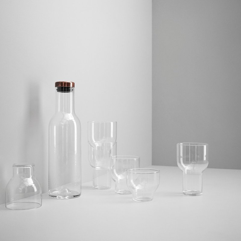 【MENU 丹麥設計家居】Bottle Carafe 玻璃瓶 - 其他 - 玻璃 