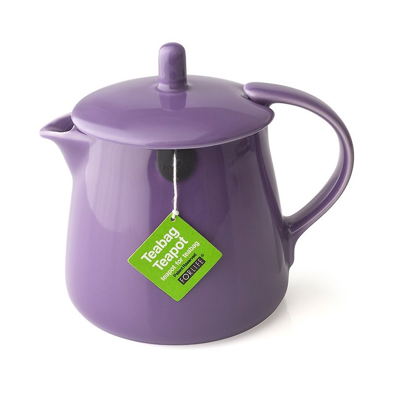 [Holiday Gift] American FORLIFE Tea Bag Pot-Purple (Tea Bag Teapot) - Teapots & Teacups - Porcelain Purple