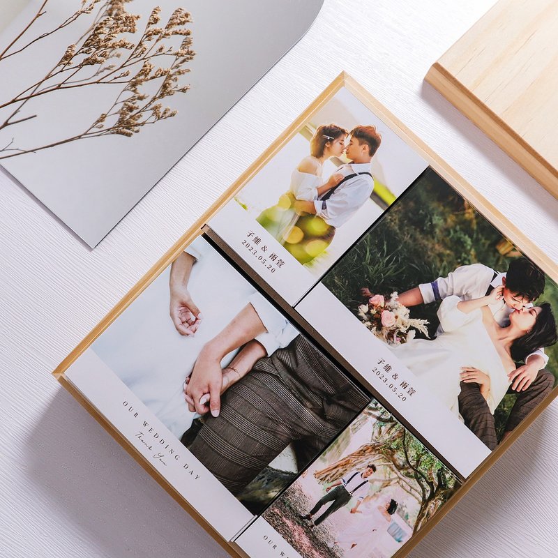 | Wedding banquet-400 thank you cards wooden box set | Photo thank you cards Wedding thank you cards Wedding thank you cards - การ์ด/โปสการ์ด - กระดาษ หลากหลายสี