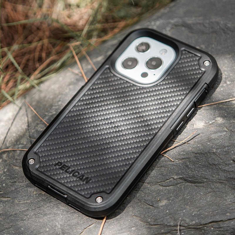 美國Pelican iPhone 14系列 防摔抗菌保護殼 凱夫勒- 黑 MagSafe - 手機殼/手機套 - 其他材質 