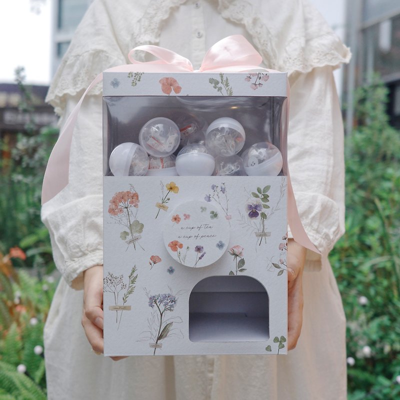 | Mother's Day Limited | German Fruit Tea Gacha Machine Customized Gift Box [Free Gacha Toy Note and Bag] - Tea - Fresh Ingredients Multicolor