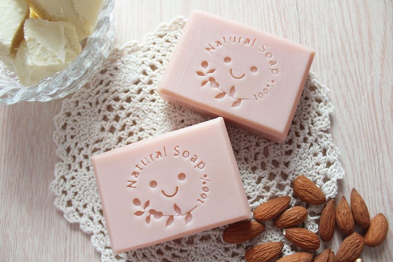 Sweet Almond Cocoa I Moisturizing Series I Sweet Floral I Baby Soap I Dry Skin - Body Wash - Plants & Flowers Pink