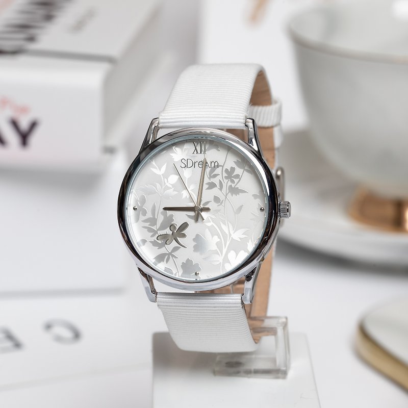 【換季特賣】歐風手錶系列、冬天的白色、純淨又時尚
