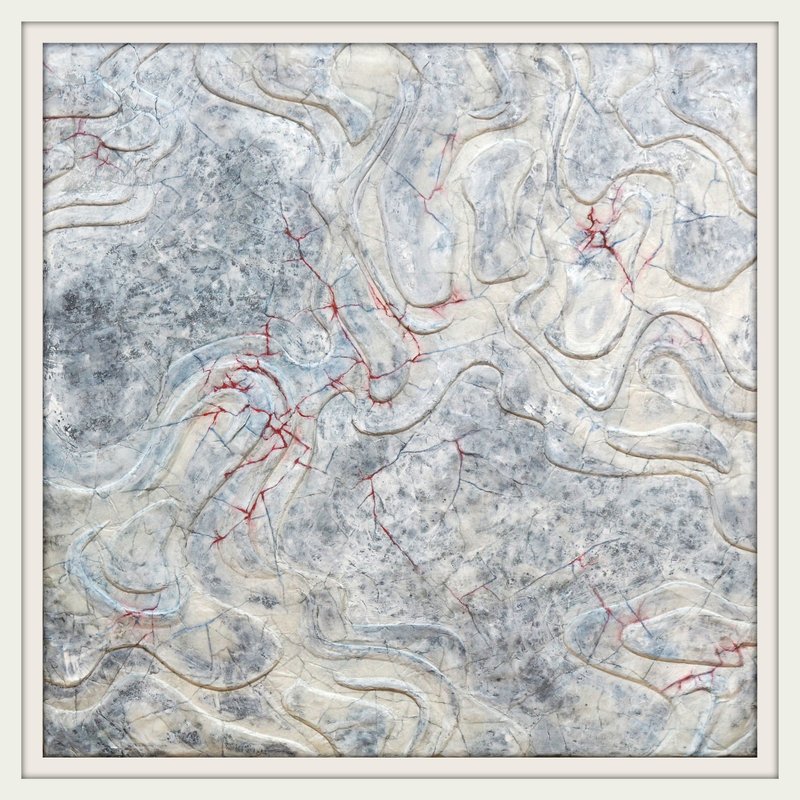 冰貌/之二 世界觀系列 畫作型立體浮雕 雕塑藝術品原作 YUN 芸云 - 海報/掛畫/掛布 - 紙 銀色