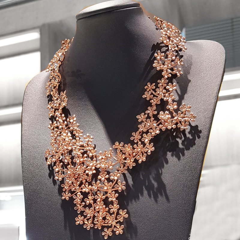 Necklace Flower  Pendant Jewelry - 項鍊 - 其他金屬 