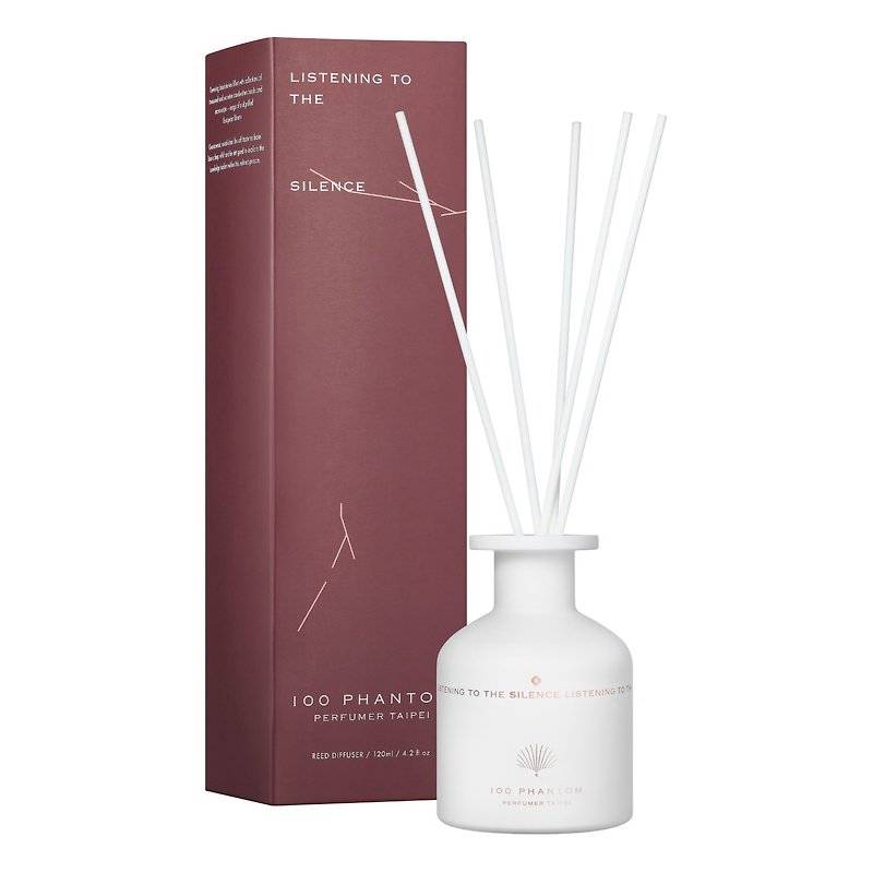 100 PHANTOM - Listen to Silent Aromatherapy Water Bamboo - 120ml - Woody - Immediate Goods - Fragrances - Glass White