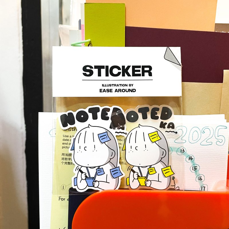 STICKER SET - NOTED KA - 貼紙 - 紙 多色
