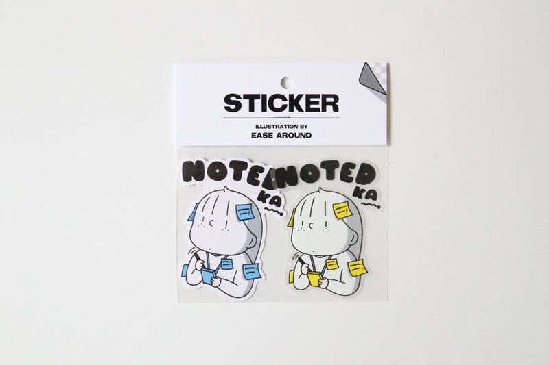 STICKER SET - NOTED KA - 貼紙 - 紙 多色