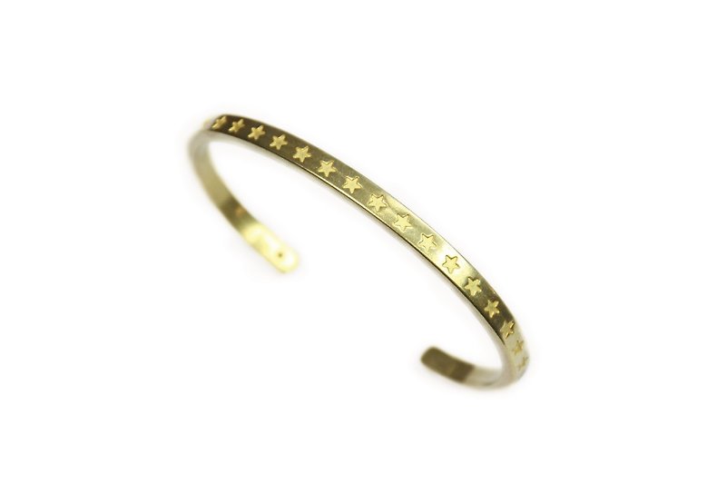 [METALIZE] brass star bracelet (primary color) - สร้อยข้อมือ - โลหะ 