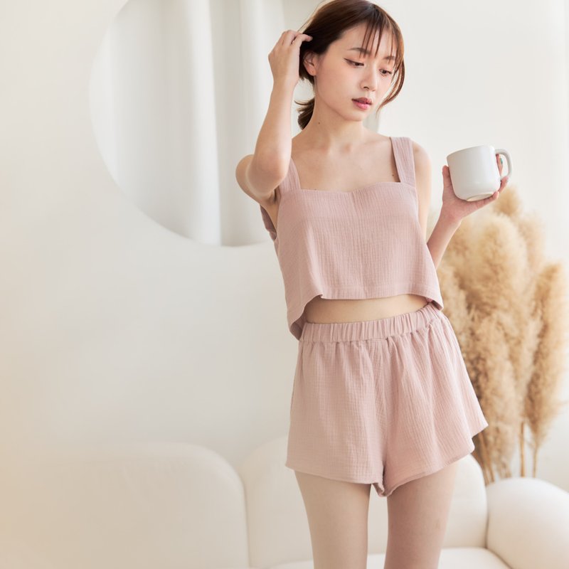 Megan Set - Comfy Leisure Coordinates - 睡衣/居家服 - 棉．麻 