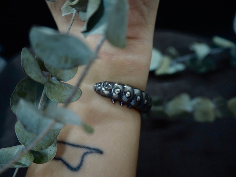 Caterpillar-Bracelet - สร้อยข้อมือ - เงินแท้ 