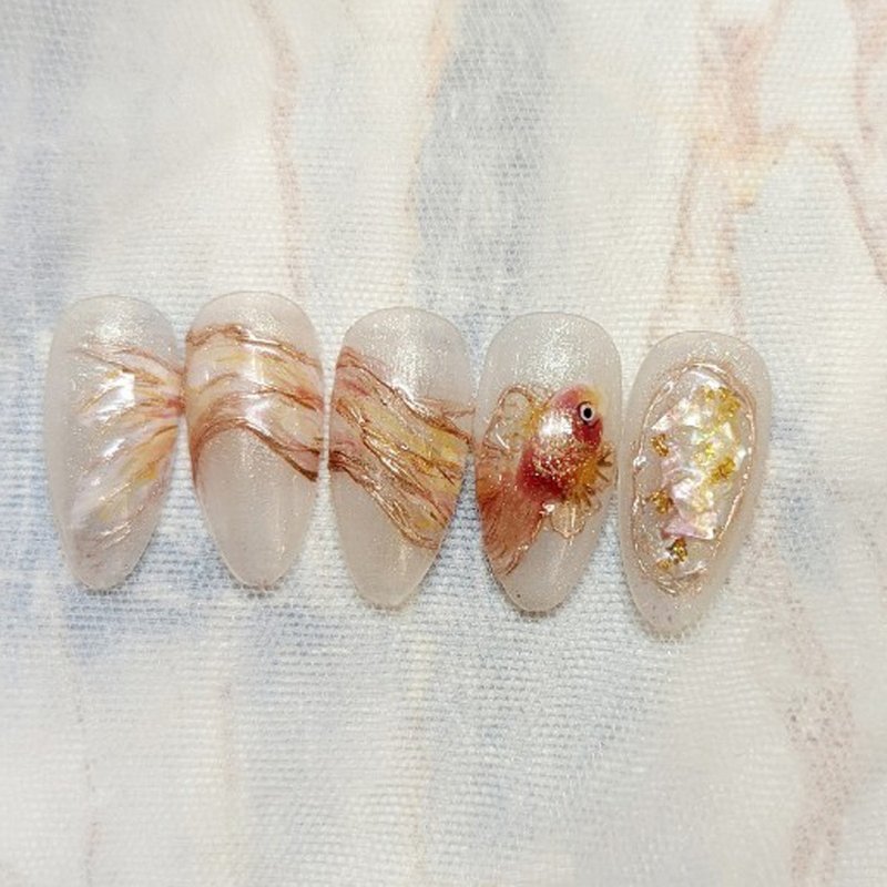 【Goldfish】Nail Art Patches/Wearing Armor - Other - Resin 