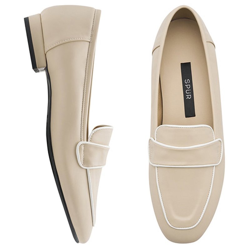 PRE-ORDER SPUR 樂福鞋 RS8021 LIGHT BEIGE - 其他女皮鞋 - 其他材質 