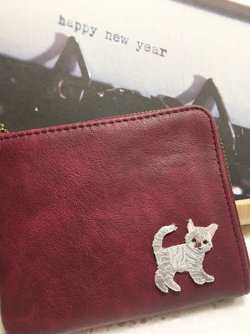 pocket pocket purse - กระเป๋าสตางค์ - วัสดุกันนำ้ สีม่วง