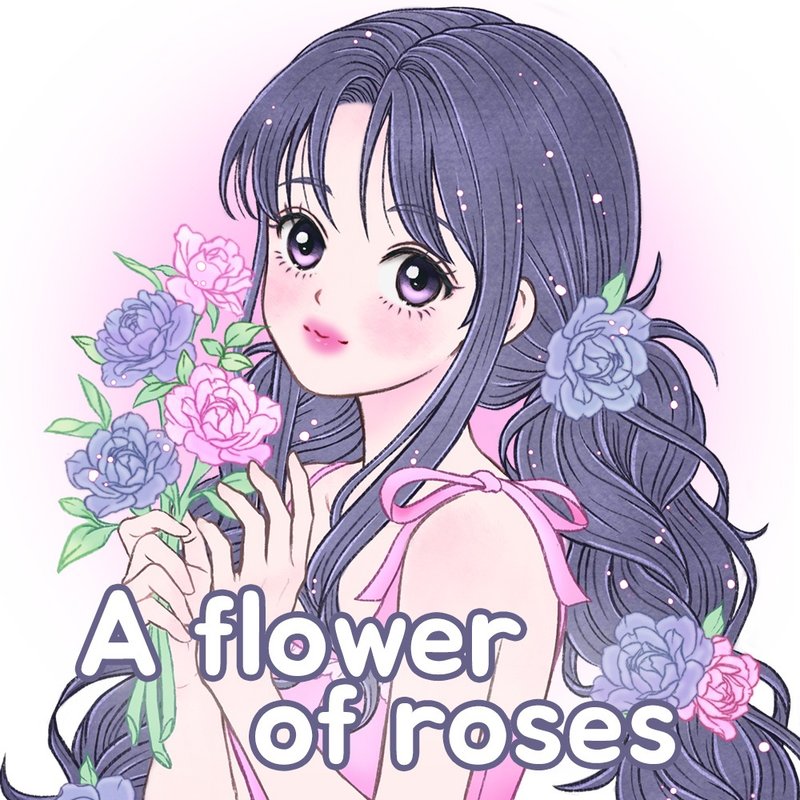 A flower of roses all pack (20set) - 貼紙 - 紙 