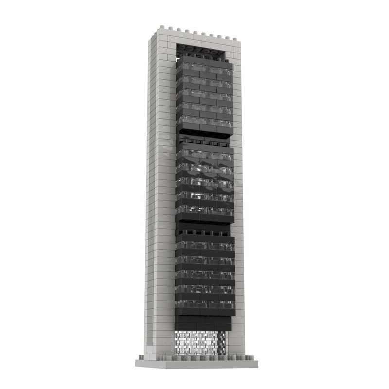 Archbrick 馬德里水晶大廈微積木 Nanoblock - 擺飾/家飾品 - 塑膠 多色