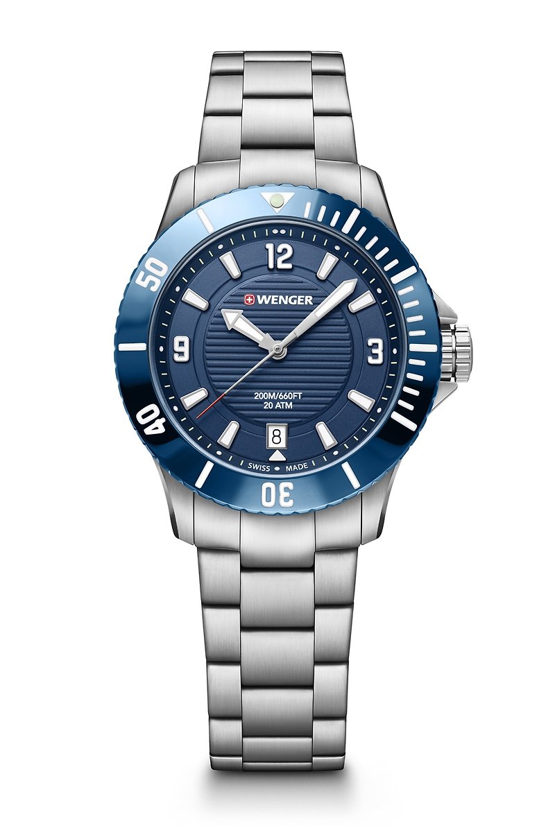 Wenger Seaforce small-女仕潛水腕錶 - 女錶 - 不鏽鋼 銀色