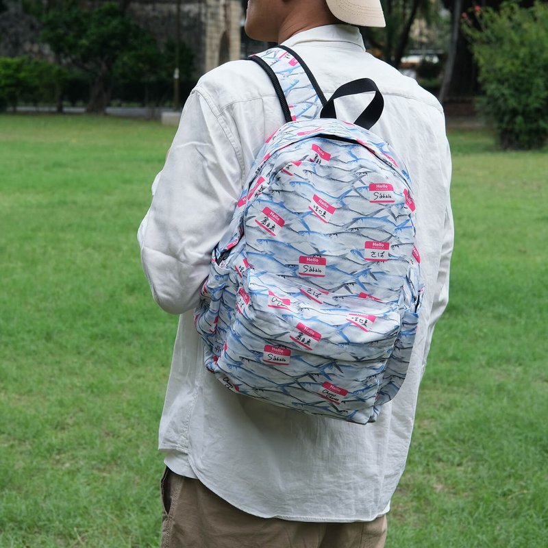 [Jin Yuan Xing] Milkfish Folding Backpack l Water-Repellent Large Capacity A4 Hangable Suitcase - กระเป๋าเป้สะพายหลัง - ไฟเบอร์อื่นๆ หลากหลายสี