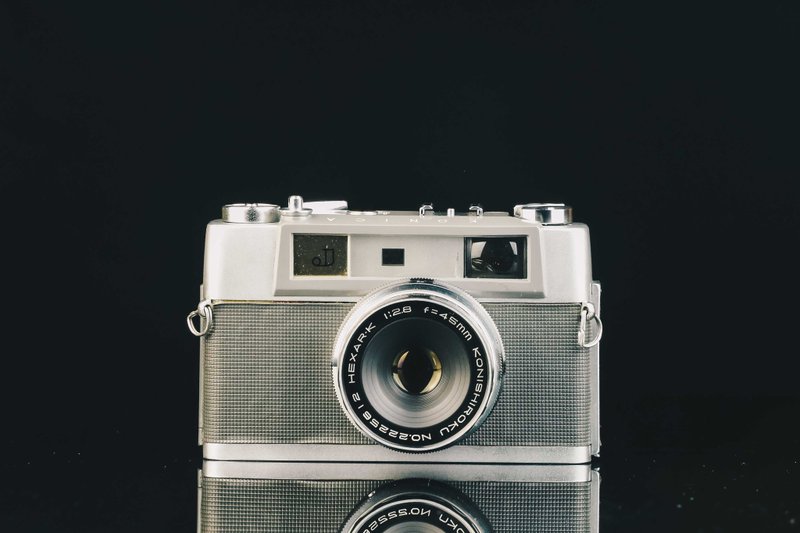 KONICA J HEXAR.K 45MM F2.8 #5612 #135 film camera - กล้อง - โลหะ สีดำ