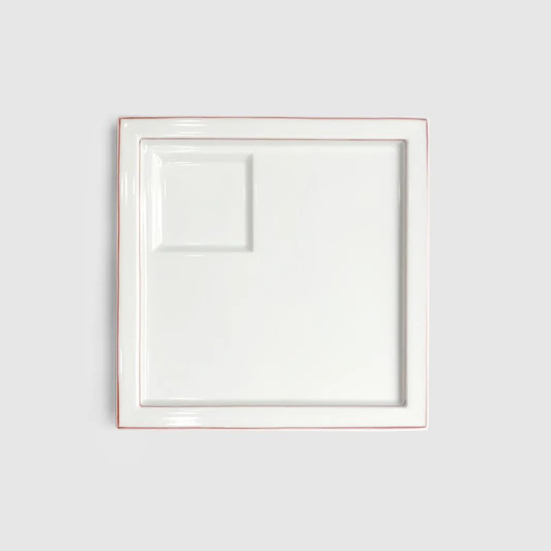 【303select】有田燒 | 日本 角溜正方盤 (多款式) - 盤子/餐盤/盤架 - 瓷 