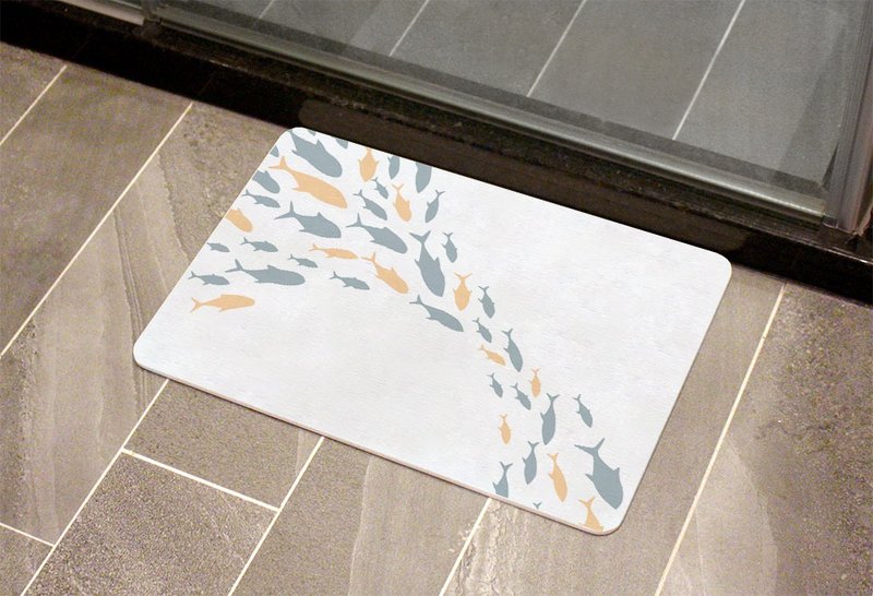 [Diatomaceous earth mat] Marine series - 3 types - Rugs & Floor Mats - Other Materials 