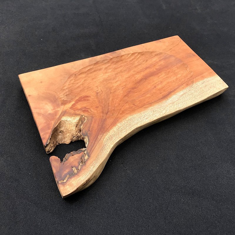Plate Mahogany - จานเล็ก - ไม้ 