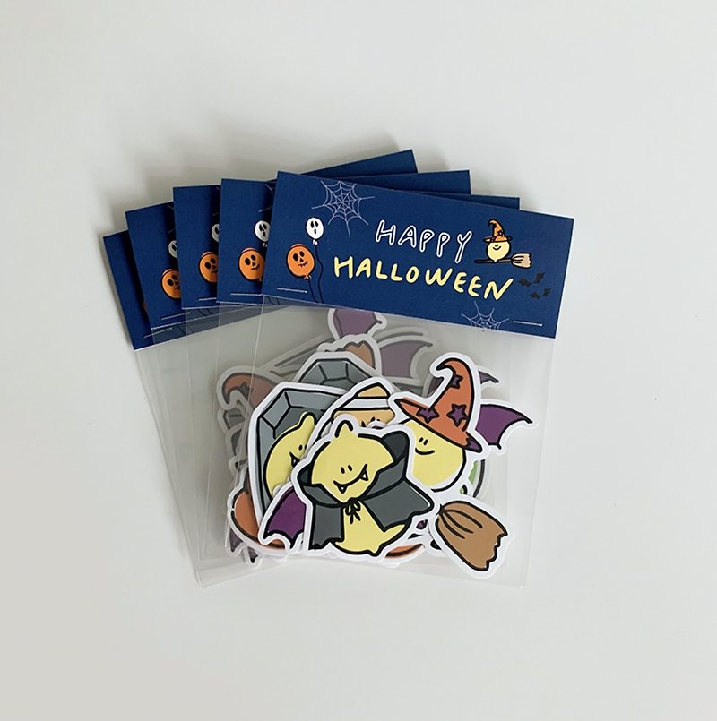 [In stock] Second Morning Halloween Sticker Pack sticker set (8p) - สติกเกอร์ - วัสดุอื่นๆ สีใส