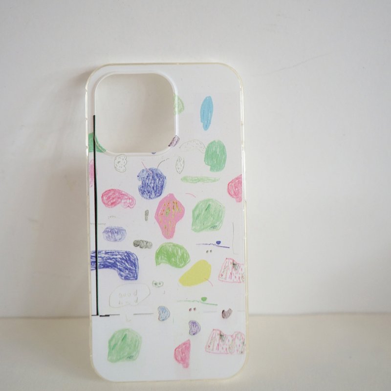 iphone系列 good or bad白色邊角 質感手機殼印花軟殼訂製 - 手機殼/手機套 - 橡膠 白色