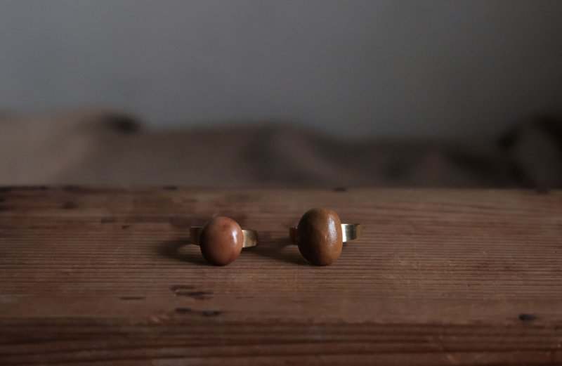 Retro Warm Tones Collection - Adjustable Ring - ying work shop. - General Rings - Pottery Gray