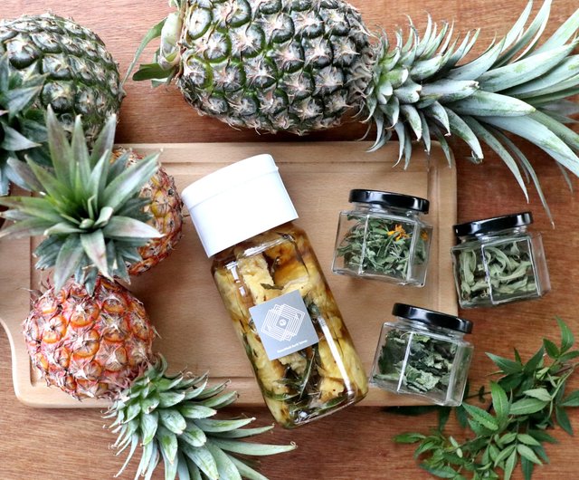 専用ギフトボックス パイナップルとバニラのフレーバーワインdiy素材パッケージ ティーチングビデオ パーフェクト10点セット ショップ Natureworld 料理 グルメ Pinkoi