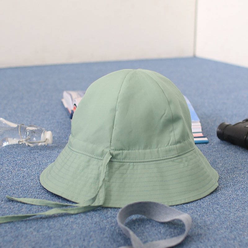 Franklin Bucket Hat Gray green - หมวก - ผ้าฝ้าย/ผ้าลินิน สีเขียว