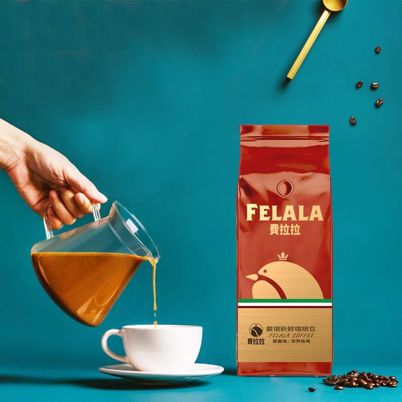 【費拉拉】耶加雪菲花香水洗G1 咖啡豆 一磅 新鮮烘焙 (454g/磅) - 咖啡/咖啡豆 - 新鮮食材 紅色