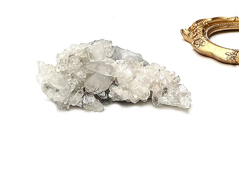 天然生鉱石ダイヤモンドフィッシュアイ石クリスタルホームオフィス癒しの装飾品は消磁ブレスレットにすることができます - その他 - クリスタル 多色