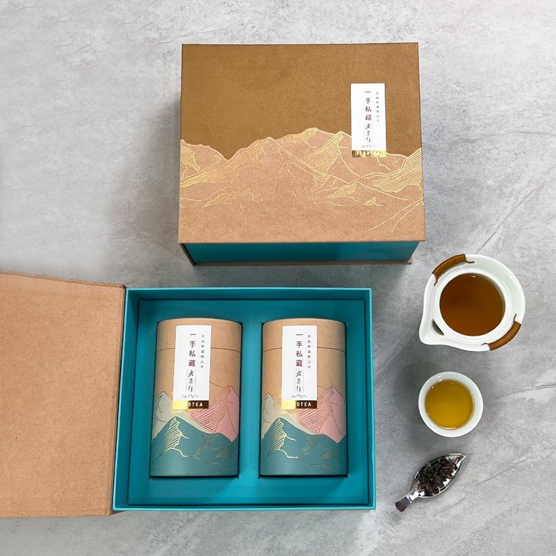 母親節禮盒【茶葉禮盒】四季春-茶葉300g(150公克X2罐/盒) 過年送 - 茶葉/茶包/水果茶 - 新鮮食材 白色