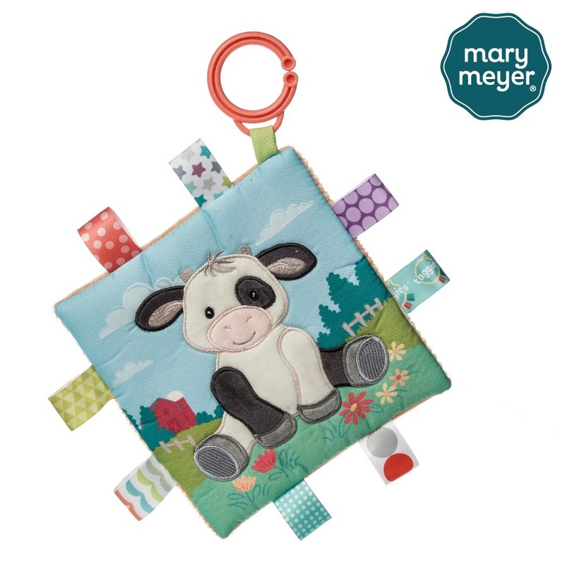 【MaryMeyer】標籤動物安撫沙沙紙-鄉村小牛波波 - 寶寶/兒童玩具/玩偶 - 其他材質 多色