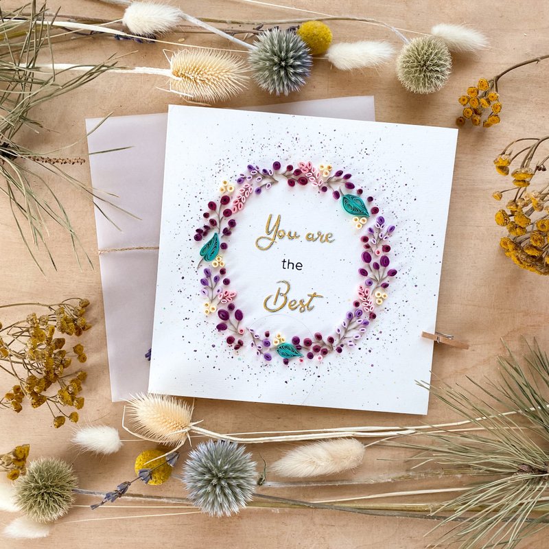 Greeting Card - You Are The Best - 卡片/明信片 - 紙 多色
