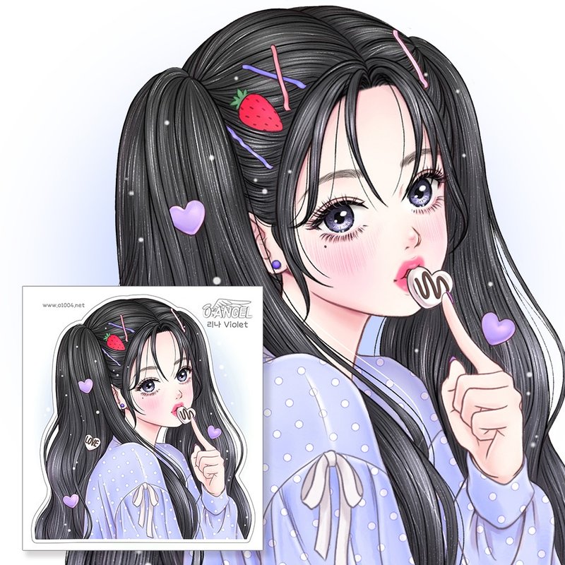 Lina stickers - 貼紙 - 紙 