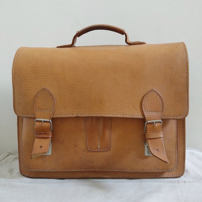 Leather bag_B058 - กระเป๋าเป้สะพายหลัง - หนังแท้ สีนำ้ตาล