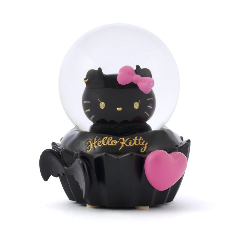 Hello Kitty Devil Sweetheart Crystal Ball Ornament Birthday Valentine's Day Christmas Exchange Gift Healing - Items for Display - Glass 