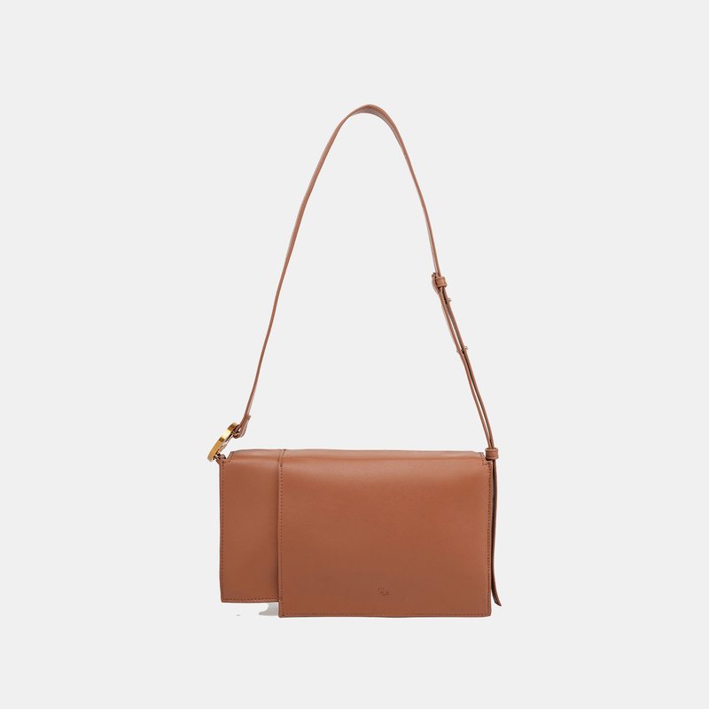 Peddle Corn leather Bag 玉米基純素皮革 手提包 側背包 斜背包 - 側背包/斜背包 - 人造皮革 咖啡色