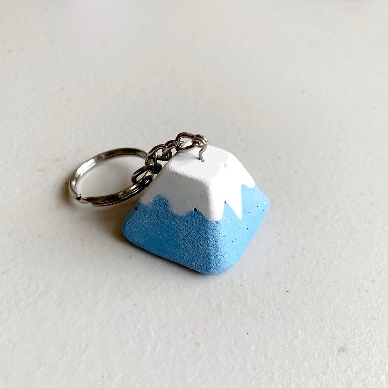 Mount Fuji-Small Mountain Range - Charms - Cement Blue