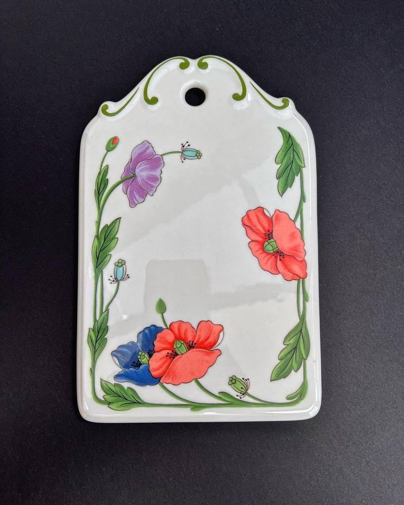 珍しいまな板Villeroy BochAmapolaコレクション - 皿・プレート - 磁器 レッド