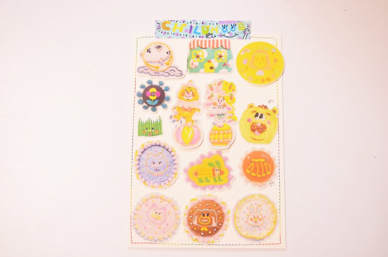 Embroidery Sticker Happy Pack-Circus - Stickers - Plastic 