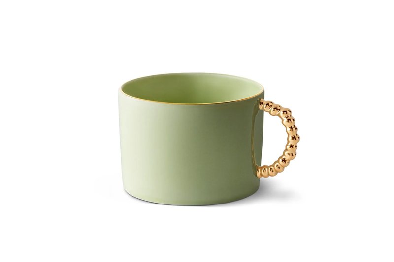 派對茶具(馬克杯)-Matcha + Gold【L'Objet】 - 茶壺/茶杯/茶具 - 瓷 綠色