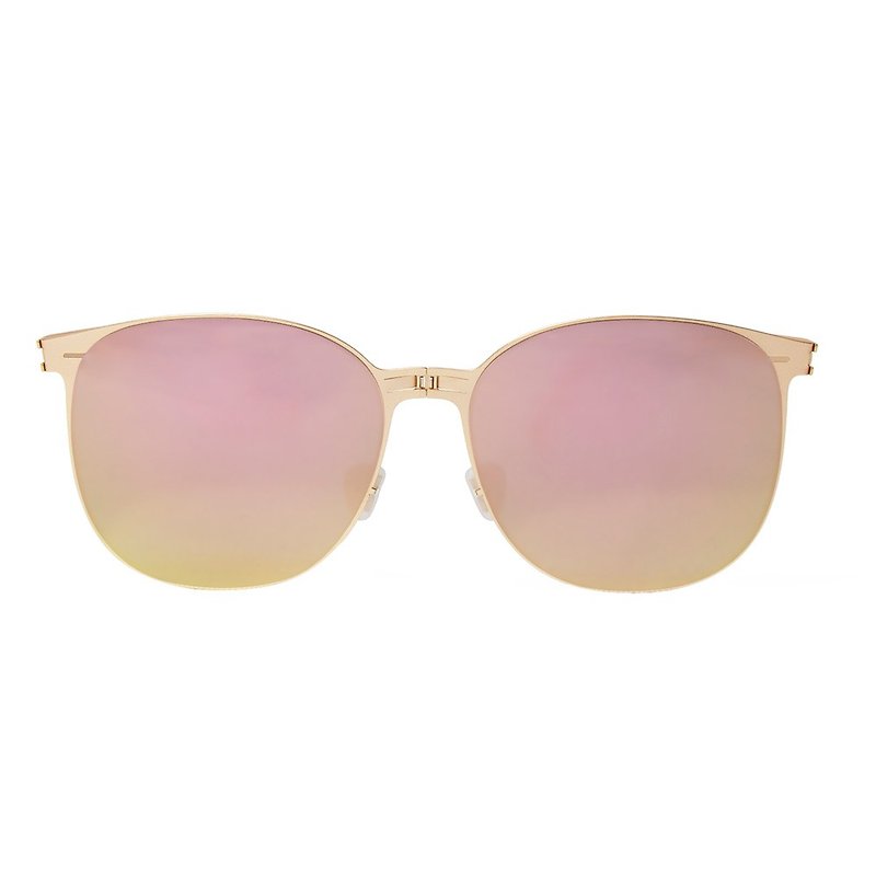 ROAV - CHARLIZE / 金框 / 粉水銀片 - 太陽眼鏡/墨鏡 - 其他材質 粉紅色