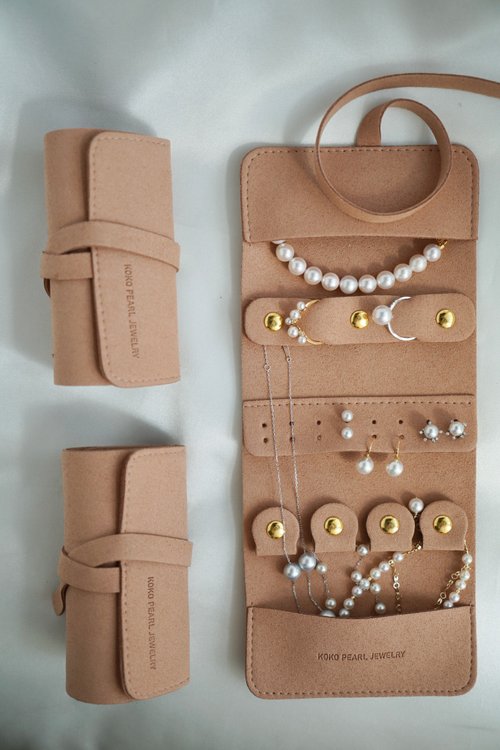 ジュエリーポーチ 携帯用 ジュエリーバッグ ジュエリー収納 旅行用