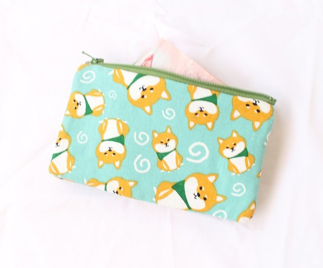 pouch purse with wrist strap
