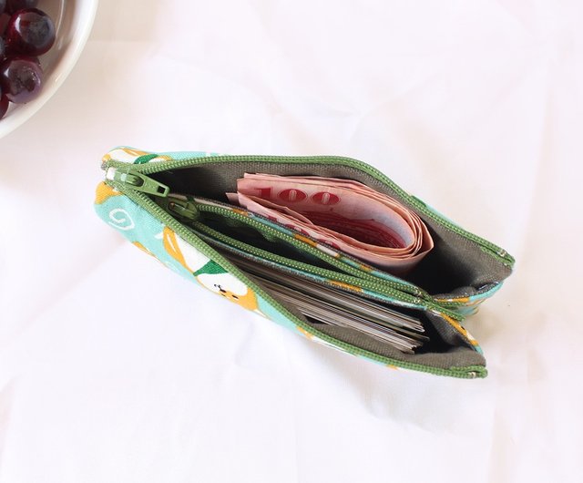 pouch purse with wrist strap